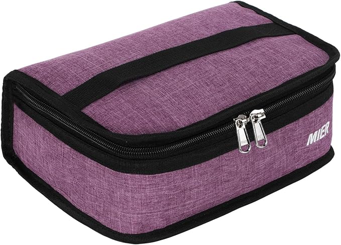 MIER Small Insulated Lunch Bag – Leakproof Thermal Cooler Tote for Work & Travel
