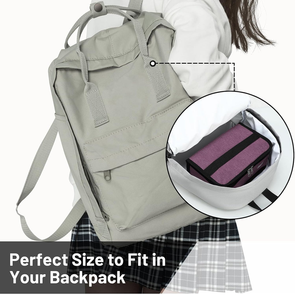 MIER Small Insulated Lunch Bag – Leakproof Thermal Cooler Tote for Work & Travel