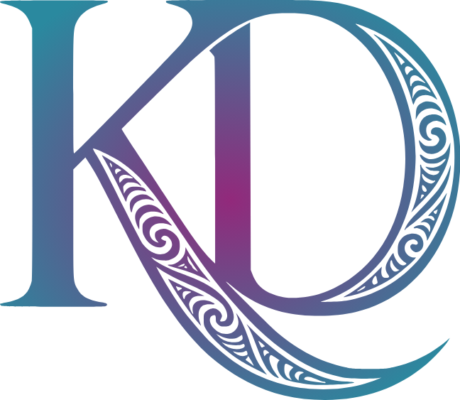 KD Tribal Monogram – Digital Art Print