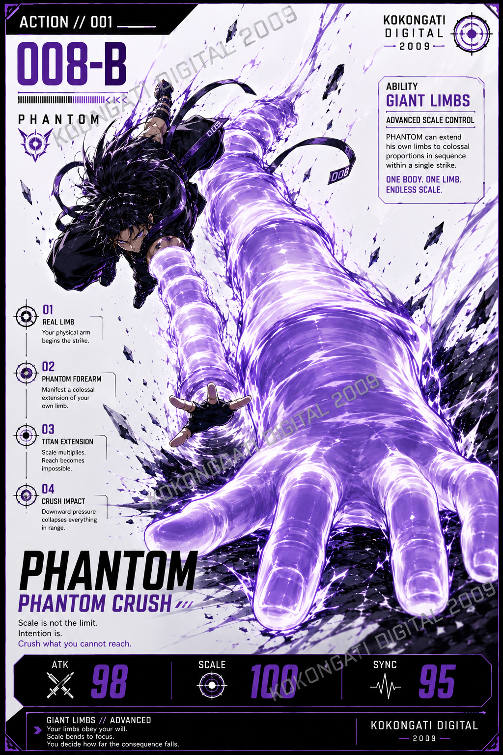 PHANTOM CRUSH 008-B – Kokongati Digital Art Print